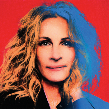 Actress Julia Roberts gets interviewed by the NY Times in April